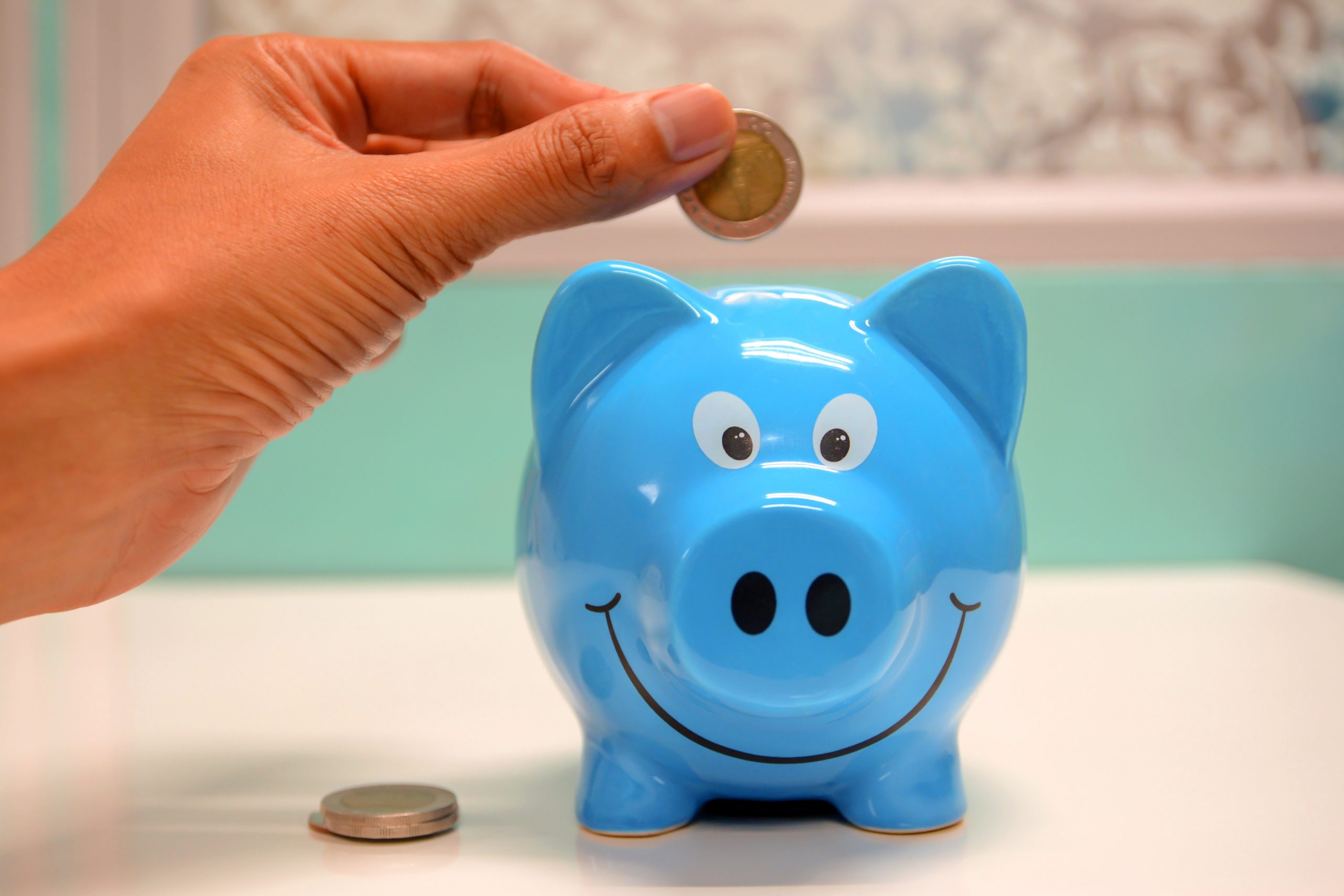 piggy bank denoting saving
