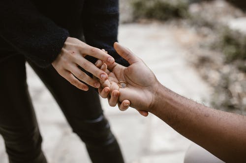 holding hands showing good relationships