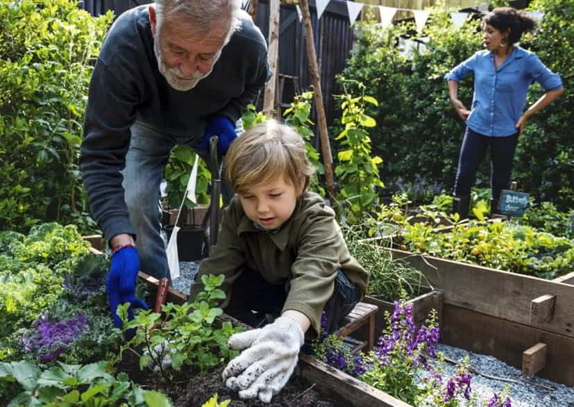 child with man